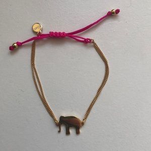 Stella & Dot Jewelry - Stella & Dot Pink Elephant Bracelet Stella & Dot Jewelry - Stella & Dot Pink Elephant Bracelet
